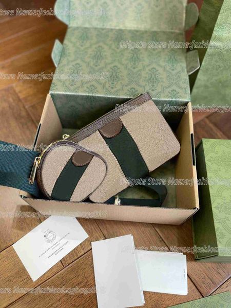 

ggbag ophidia waist bag 2 in 1 mini belt bags beige ebony green red web wallet cross body multifunctional womens mens shoulder bag with coin