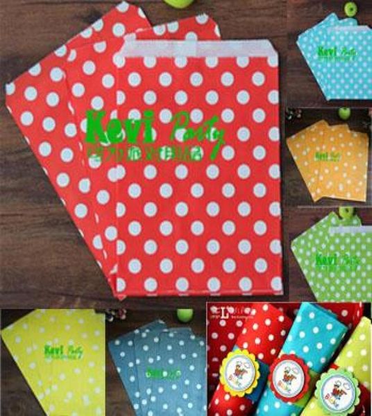 

colorful dot paper bags 5quotx7quot reusable shopping bag for necklace braceet earring pendant fashion jewelry pouches1424175, Pink;blue