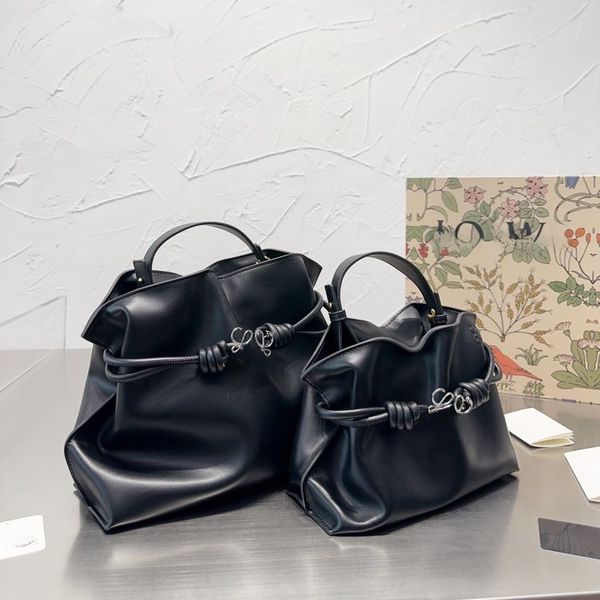 

designer bag tote bags bucket bag women handbag luxury relief anagrams iconic coiled knot ox leather single shoulder crossbody clutch bag