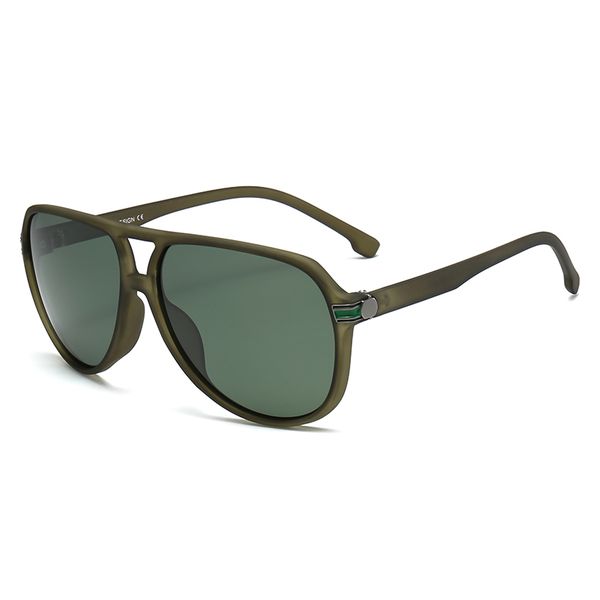 

slim pc pilot sunglasses with polarized lenses solid italy style frame, White;black