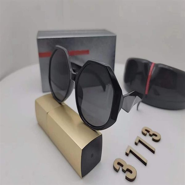 

2022 brand design sunglasses women men designer good quality fashion metal oversized sun glasses vintage female male uv400 3773256p, White;black