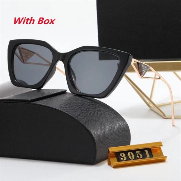 

3051 designer sunglasses men women classic vintage shades beach sun glasses luxury sunglasses eyewear with box2743, White;black