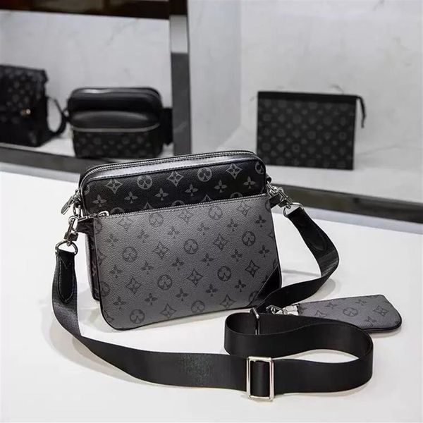 

fashion evening cross body shoulder bags wallets leather patchwork men women handbag designer handbags wallet phone bag 88207n