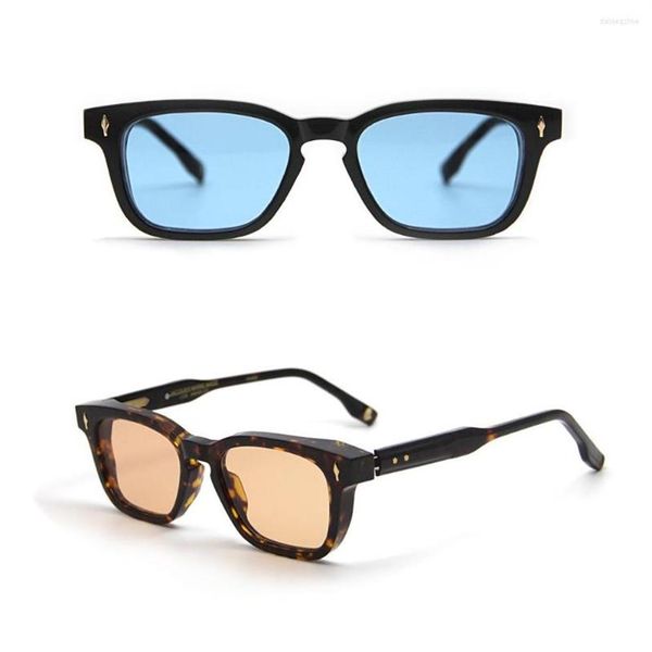 

sunglasses jacques retro vintage square acetate frame prudhon men marie women custom optical myopia color lens281v, White;black