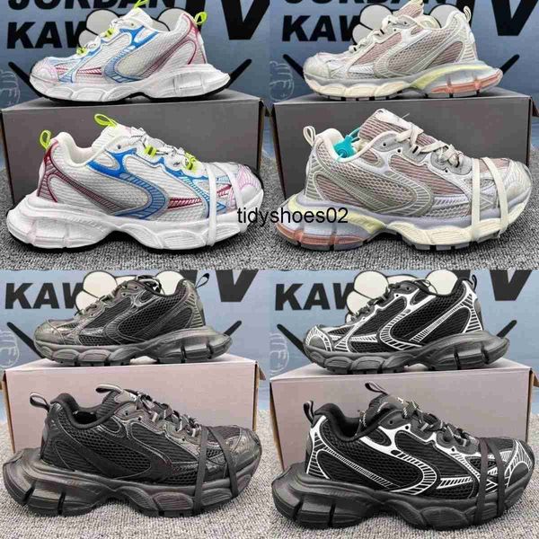 

new paris 9th generation dad shoes 3xl vintage men's and women's shoes trendy casual balenciga sports shoes, Black