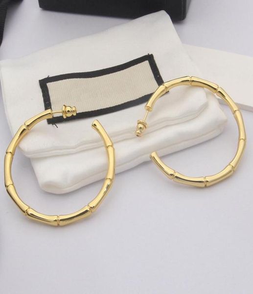

bamboo joint hoops 45cm large hoop gold earrings0123459129389, Golden;silver