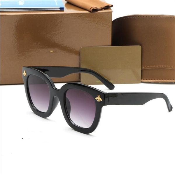 

sunglasses fashion ins net red same men and women famous classic retro luxury brand retro design square uv resistant sunglass232h, White;black