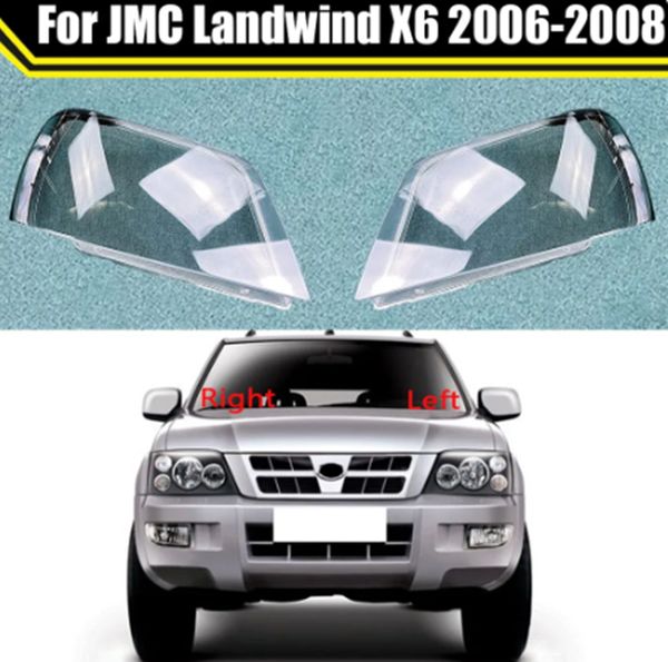 

car headlight cover lens glass shell headlamp transparent lampshade auto light lamp lampcover for jmc landwind x6 2006-2008