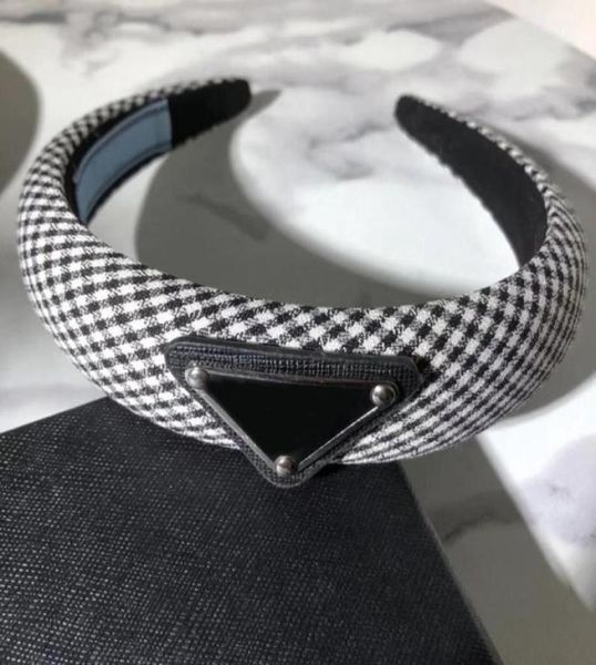 

2022 designer headband for women girl hair bands luxurys designers retor headwraps gifts letter headwear head triangle p hairband 8700351, Silver