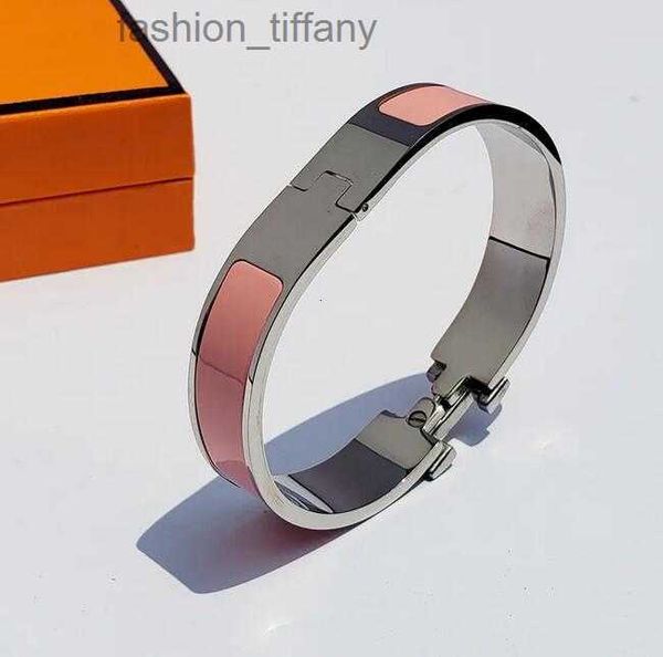 

designer bracelets fashion bangle for men and women stainless steel silver rose gold gold luxury jewelry gifts, Black