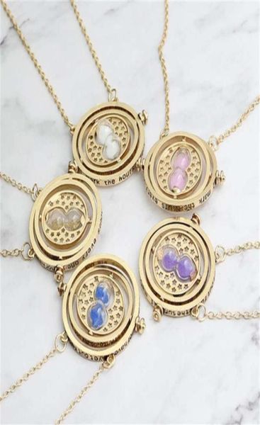 

24pcs lot fashion time turner hourglass vintage pendant jewelry magic school badge choker sand dangle necklace whole 210929218c2658334, Silver
