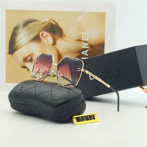 

designer channel sunglass cycle luxurious fashion woman mens lovers new small fragrance lady vintage baseball sport summer sunglas289o, White;black