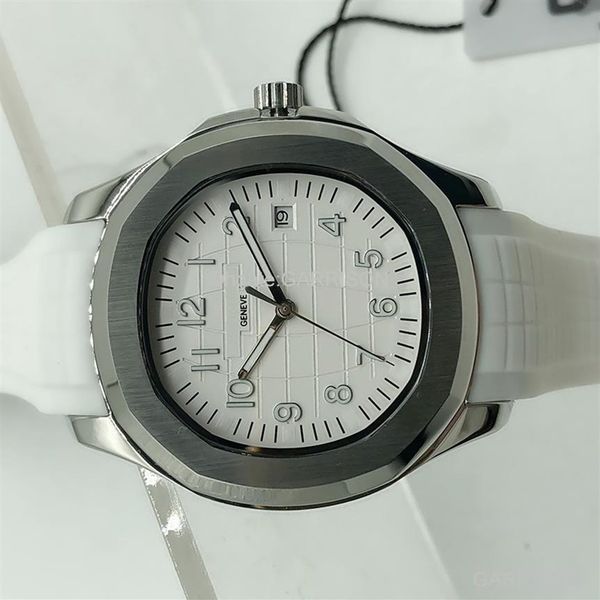 

whole 2021 automatic movement mens watches comfortable rubber strap original clasp super luminous montre221l, Slivery;brown