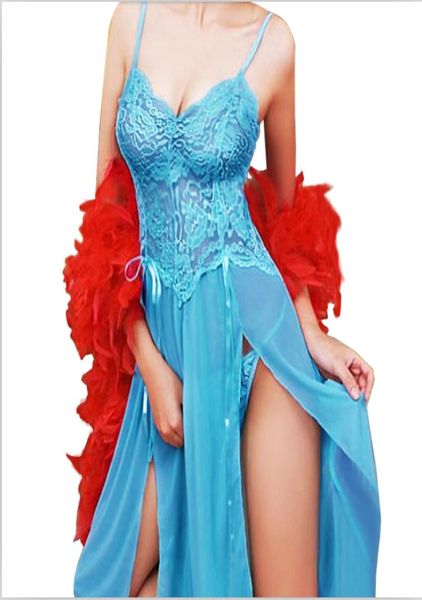 

new fashion for woman lace dress female nightgown06298551, Black;red