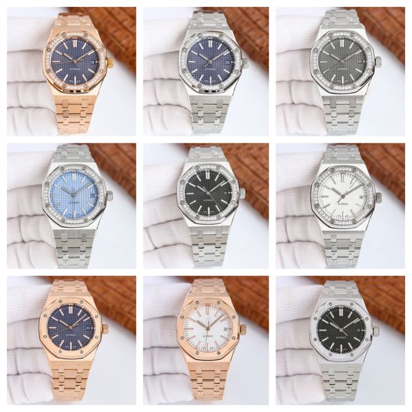 

ppf 15451 montre de luxe diamond watch 37mm cal.3120 automatic machine movement steel watchcase mens watches wristwatches, Slivery;brown