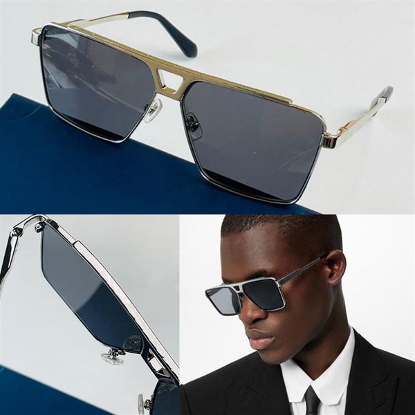 

1 1 evidence sunglasses metal square shades men z1584u women signature v shape at the bridge eyeglasses letter logo engraved on th2815, White;black