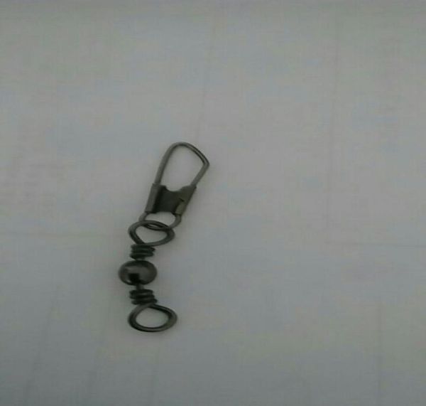 

fishing barrel swivel with safety snap fishing connector016449765