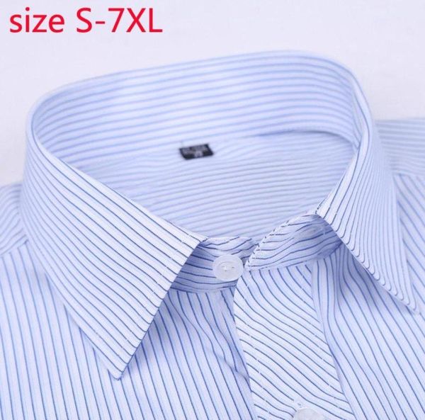 

arrival spring summer men short sleeve pure white oversize professional clothes dress shirts smart casual plus size s6xl7xl men3992413, White;black