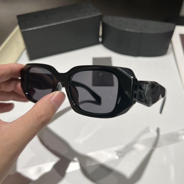 

2023 new polygon retro fashion sunglasses women's senior sense personality anti-glare beach sunglasses273s, White;black