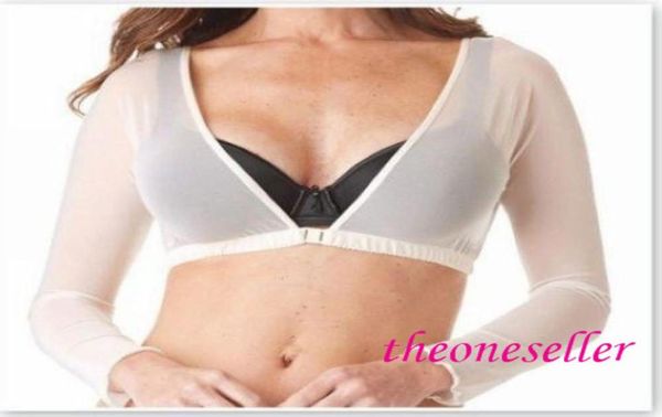 

amazing arms mesh shirt gauze exposed navel and chest buckle short paragraph longsleeved tshirt 5137607