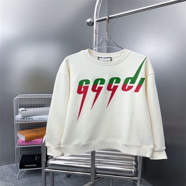 

2023s autumn and winter craft jacquard letter logo fashion long sleeve sweater student casual fleece hoodie l10-111, Black;brown
