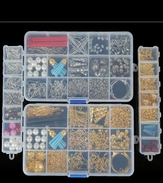 

diy earrings 7 style handmade jewelry accessories silver gold plated tasse long earrings accessories pearl earrings material pack5463738, Blue;slivery