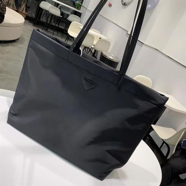 

black luxury designer brands shopping bags women waterproof leisure travel bag large capacity nylon mommy tote ladies canvas shoul299d