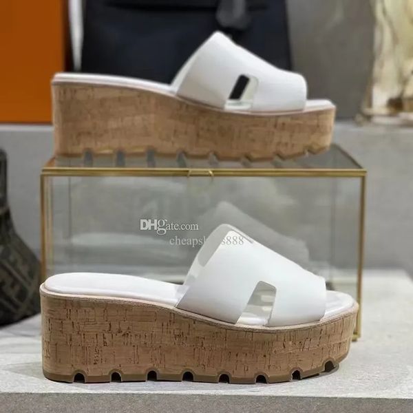 

designer epopee slippers straw woven sandals high heels sandal fashion wedge heel women slipper slides summer classic legend sandal flat sho, Black