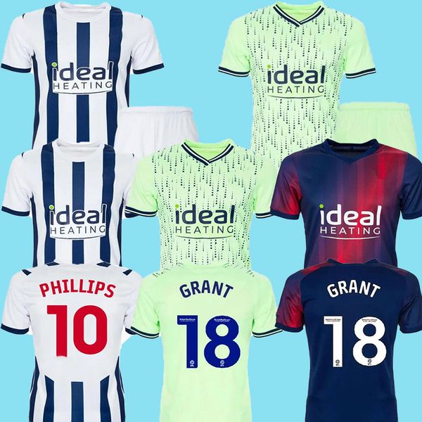 

west bromwich 23 24 albion soccer jerseys 23 24 men kids home away grant swift wallace yokuslu molumby dike swift diangana football shirts b, Black;yellow