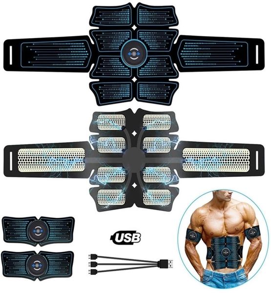 

abdominal muscle stimulator intelligent trainer ems 6pack total abs fitness equipment gear muscles at home usb charged gym 2203017598381