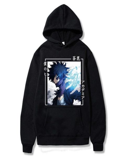 

2020 my hero academia hoodies autumn casual pullover sweats hoodie fashion dabi sweatshirts japan anime hip hop sweatshirt x04071078, Black