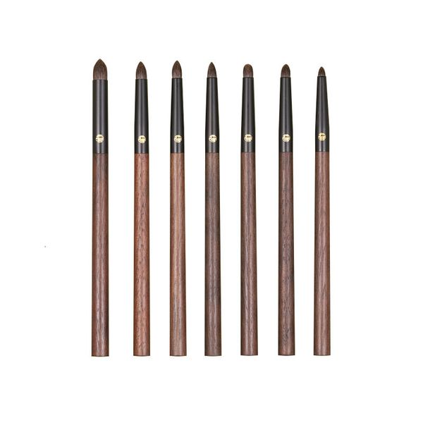 

makeup tools professional handmade brushes 1pc washed horse hair pencil eye shadow blending brush walnut handle make up 230822