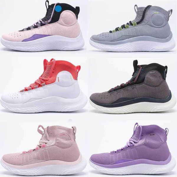 

curry 4 designer men shoe sesame sneakers grey black white red the stripe black pink trainers designer basketball shoes sports sneakers tenn