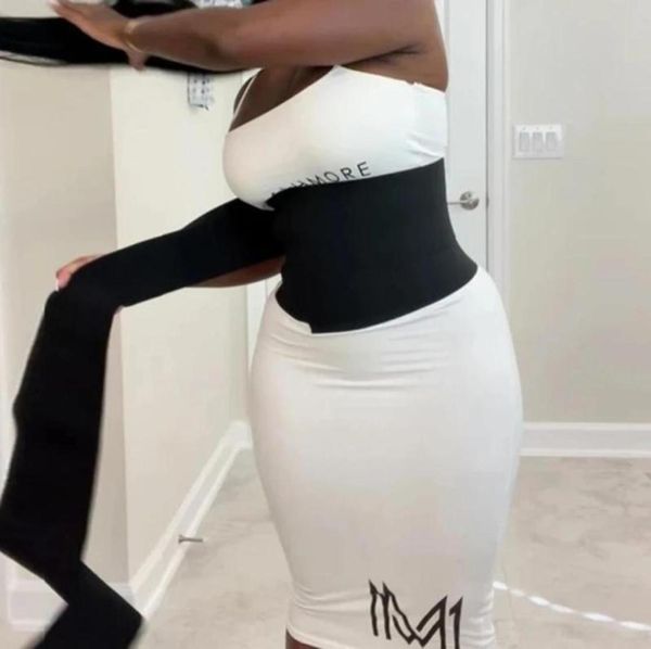 

waist support sports safety snatch me up bandage wrap trainer shaperwear belt women slimming tummy corset stretch bands cinche8592449, Black;gray