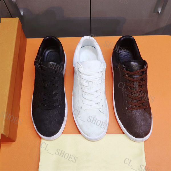 

designer shoes vintage brands portofino sneakers casual shoes men printed leather shoes casual walking luxurious trainers with box bag, Black