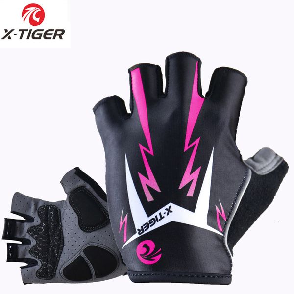 

five fingers gloves xtiger women shockproof cycling fitness female sport bike motorcycle outdoor mountain road bicycle riding 230823, Blue;gray