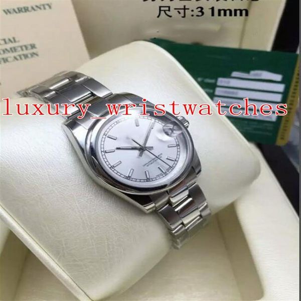 

fashionm good wristwatches 31mm 36mm 116200-72600 116200 stainless steel asia 2813 movement mechanical automatic ladies womens wat227h, Slivery;brown