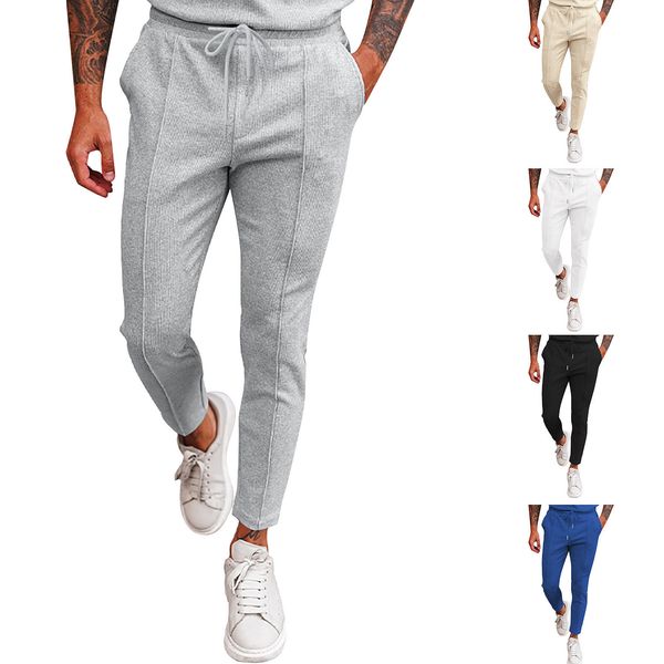 

men's pants men's loose straight summer casual breathable mens 42x34 outdoor apparel 230822, Black