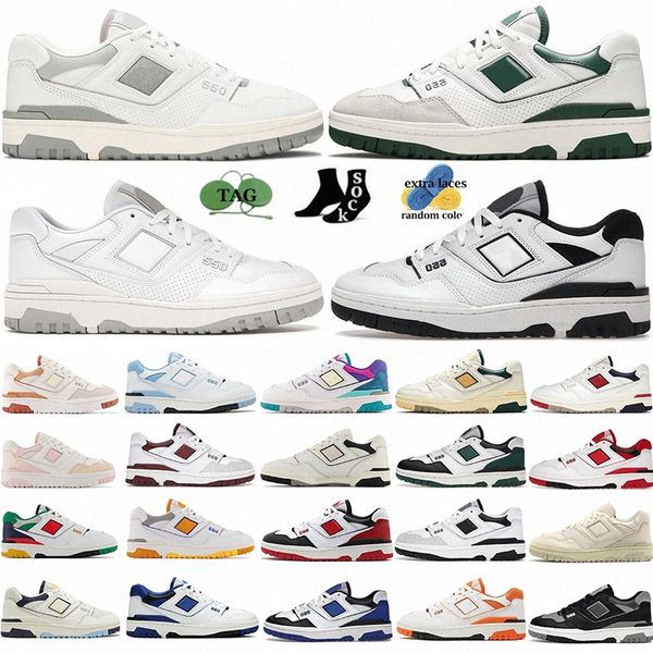 

new 550 550s white nb green cream athletic shoes black unc men women red navy blue shadow grey panda sea salt gold pink silver pure platinum, White;red