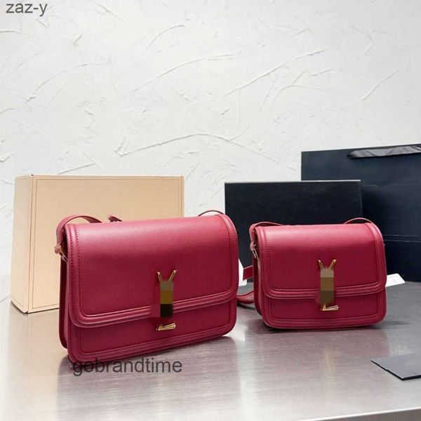 

2023 star yssbag hands buckle kate designer outlet bags style bag loulou wine shaped beancurd cross shoulder white-collar commuting solid-co