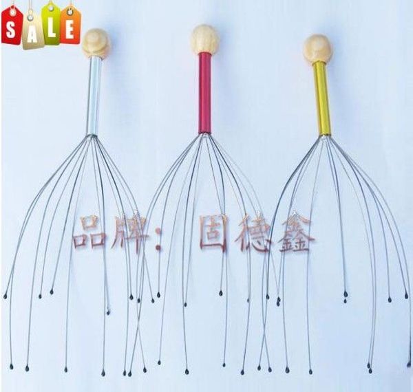 

whole stainless steel manual scalp hand head massager 50pcslot7623105