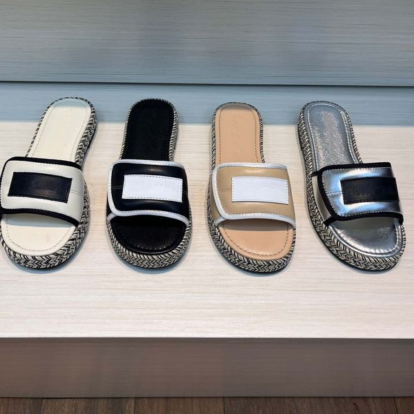 

designer slide women sandals summer new bread slippers mold opening ultra light foamed rubber outsole designers slides platform sandals wome, Black