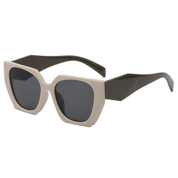 

2022 designer sunglasses summer beach glasses fashion full frame sunglasses mens women 6 colors good quality243i, White;black