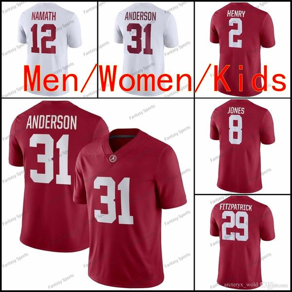 

9 bryce young 31 will anderson jr alabama football jersey jahmyr gibbs jermaine burton brian branch jerseys mac jones d.smith derrick henry, Black