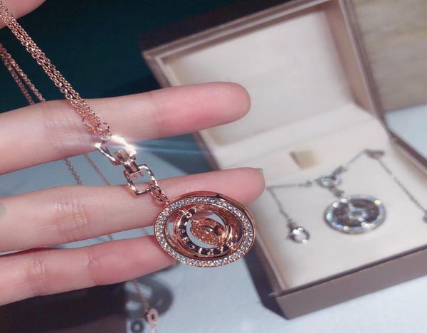 

famous silver numerals circle necklace female temperament set auger contracted web celebrity cold wind collarbone chain women neck8004021