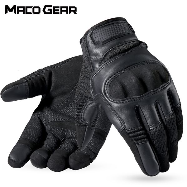 

five fingers gloves touchscreen leather tactical glove army cycling military combat airsoft shooting paintball hunting sport full finger men, Blue;gray