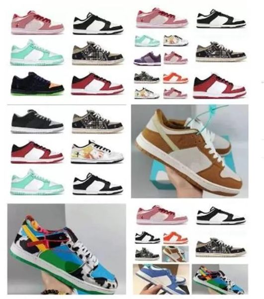 

2022 men women shoes flat sneakers white black panda grey fog unc varsity green glow laser orange syracuse kentucky coast candy ga wwm