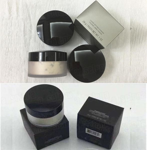 

face loose setting powder waterproof longlasting moisturizing maquiagem translucent makeup with black silver box1448067