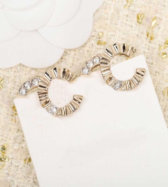 

fashion style stud earring with diamond for women wedding jewelry gift have box stamp ps48249046373, Silver