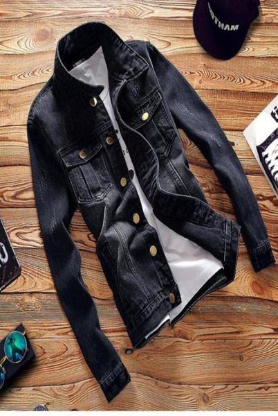 

shanghai story vintage jacket autumn men full sleeve denim wash jean jacket plus size men039s denim jacket m5xl64153045287234, Black;brown